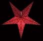 Preview: Baby Dunhill Red - Foldable glowing Paperstar with 5 points, 40 cm